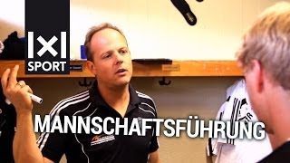 Fußballtrainer Daniel Weber  Mannschaftsführung [upl. by Mamoun]