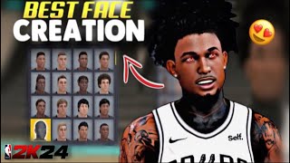 BEST FACE CREATION ON NBA 2K24  MYPLAYER BECAME A RIZZGOD [upl. by Jehu511]