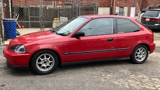 Full Walk Around All Motor D16Y7 EK Hatch [upl. by Attenod]