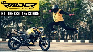 2024 TVS Raider 125 First Ride Review  Is it the Best 125 cc Bike [upl. by Ynohtn854]