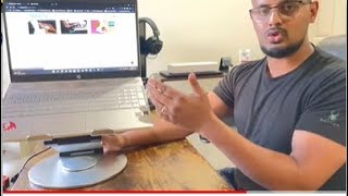 Nulaxy LS18 Swivel Laptop Stand Review Share Screen with Ease [upl. by Ainadi804]