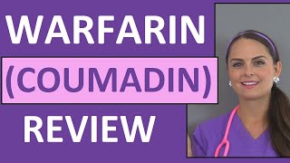 Warfarin Coumadin Anticoagulant Nursing NCLEX Review Pharmacology [upl. by Aratihc175]