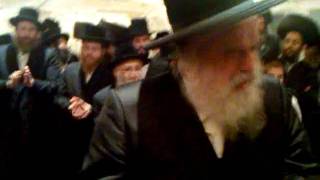 Munkatcher Rebbe Dancing  A Wedding  5771 [upl. by Hazeghi668]