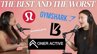 chatting about the best and worst gym clothes  oner alphalete gymshark [upl. by Xavier]