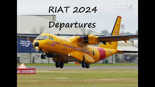 RIAT 2024 Departures [upl. by Yeliah]