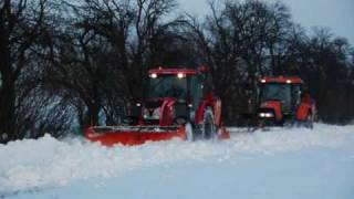 Zimní údržba traktory Zetor a CASE [upl. by Martsen]