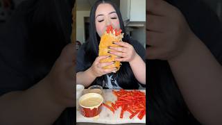 Chipotle Burrito Mukbang 😍 chipotle chipotleburrito mukbangers food burrito eatingvideos [upl. by Yecaj]