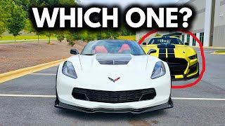 Whats Better C7 Corvette Z06 or Shelby GT500 [upl. by Aseen]