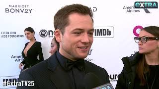 Taron Egerton Talks Pressure of Singing in ‘Rocketman’ Biopic [upl. by Gnoix]