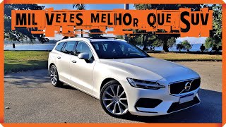 Análise Completa Volvo V60 2020 muito melhor que SUV [upl. by Anadroj306]