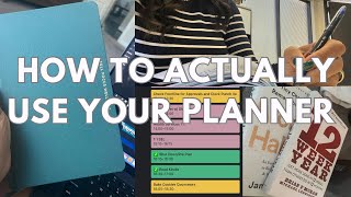 How to Use a Planner Plan Your Week First Full Focus Planner [upl. by Aklim740]