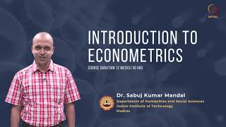 Introduction to Econometrics [upl. by Hadihsar]