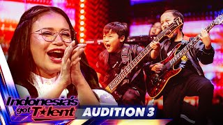 ROCK N ROLL Hero Band Berhasil Tampil Powerful  Indonesias Got Talent 2023 [upl. by Kirre]