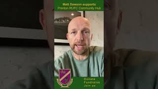 Prenton RUFC CrowdFunder Matt Dawson [upl. by Seiter]