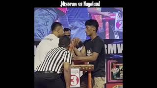 MIZORAM VS NAGALAND armwerstling armwrestlingshorts viral2  sonic funk fnf phonk [upl. by Ynnattirb]