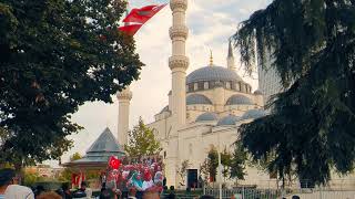 Tirane  Xhamia e Namazgjasë Rama dhe Erdogan  Shqiperine e Ri Mori Turku tirana albania [upl. by Drusy466]