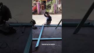 haciendo un zaguán tipo reja en material zintro arquiangy herrerialamejor [upl. by Khudari]