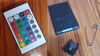 How to Open RGB Light Remote Battery Slot  Rgb Light Remote Ko Battery Kaise Khole  RGB Remote [upl. by Attoynek109]