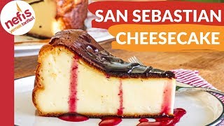 SON ZAMANLARIN MEŞHUR TATLISI 🤩San Sebastian Cheesecake Tarifi [upl. by Chiang]