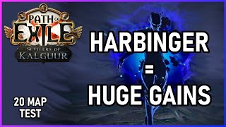 PoE 325 Is Harbinger Still the Currency King  20 Map Test  Settlers of Kalguur [upl. by Norvin374]