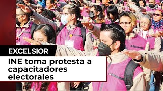 INE toma protesta a capacitadores electorales para elecciones del 2 de junio [upl. by Nya]