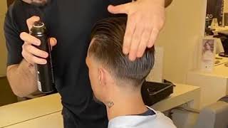 Friseur Gesellenprüfung Teil 2 Herren Haarschnitt 💇🏻‍♂️ Föhnen FriseurWellenBarber barbershop [upl. by Rotce]