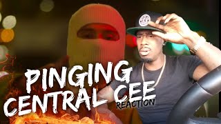 AMERICAN REACTS TO UK RAPPERS Central Cee  Pinging [upl. by Eillas]