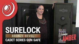 Surelock SLSCA12B Bronze Bevel Cadet Series Gun Safe [upl. by Anitsirhc]