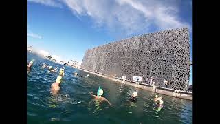 Nage illicite au Mucem Marseille [upl. by Ecar]