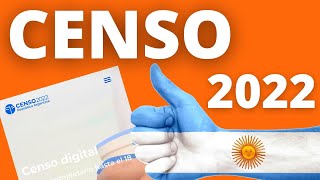 CENSO 2022 🇦🇷 Digital ¿SI o NO  Paso a Paso  Preguntas Frecuentes [upl. by Demmahom]