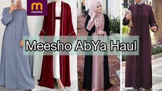 Meesho Abaya Haul Best and Affordable DailywearCausal Abaya wear AbayaMeesho Abaya haul [upl. by Terrill]