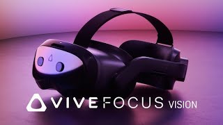 HTC Vive Focus Vision The Ultimate VR Headset for Gamers  Full Review amp Preorder Details [upl. by Marchese40]