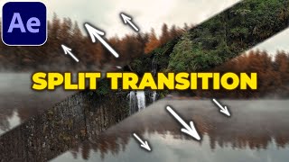 Split Slice Transition Tutorial in After Effects  Split Screen Transition [upl. by Anan]