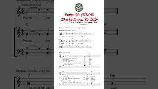 Psalm 146  Response TENOR 23rd Sunday Ordinary Time YB 2024 tutorial music christian [upl. by Ydeh]