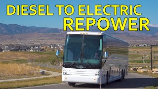 ABC Companies DieseltoElectric Repower program for motorcoaches  Lightning eMotors [upl. by Jereld961]