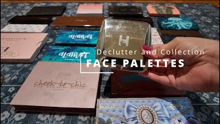 ✨Face Palettes Makeup Collection and Declutter 2024 [upl. by Sandeep844]