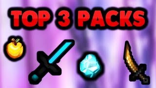 TOP 3 NEW PVP YOUTUBER TEXTURE PACKS  Minecraft 18  Chrom [upl. by Nylirehc]