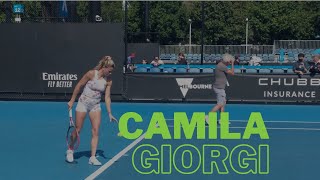 Camila Giorgi Serving [upl. by Colp]