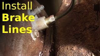 BEST way to install brake lines how NOT to round fittings [upl. by Berlin]