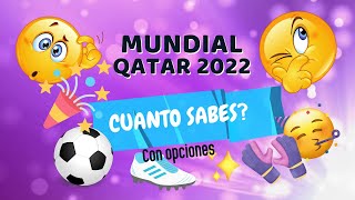 ¿Cuánto Sabes 🏆⚽ARGENTINA CAMPEON QATAR 2022 trivia quiz test [upl. by Irving]