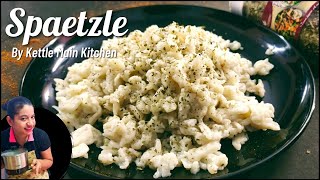 Spaetzle Recipe  German Spätzle Recipe  Kettle Main Kitchen [upl. by Elylrac]