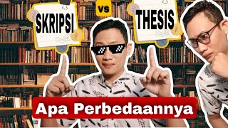 PERBEDAAN SKRIPSI DAN TESIS [upl. by Oiralednac]