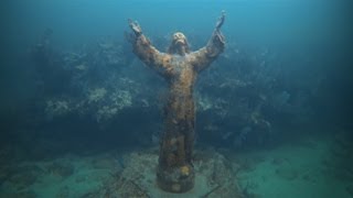 GoPro Hero 3 BE John Pennekamp Coral Reef State Park Christ of the Abyss at Dry Rock Reef 1080p [upl. by Fawcett]