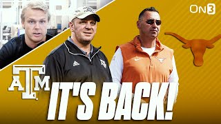 What the RETURN of Texas vs Texas AampM Means for College Football  Expectations for Longhorns in SEC [upl. by Maddeu]