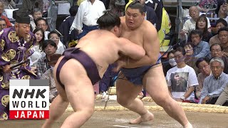 Bout of the Day Day 2 of the November 2024 GRAND SUMO Tournament  NHK WORLDJAPAN [upl. by Cohdwell186]