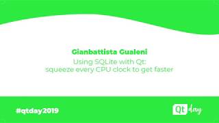 Using SQLite with Qt squeeze every CPU clock to get faster  Gianbattista Gualeni 02042019 [upl. by Erdnaed451]