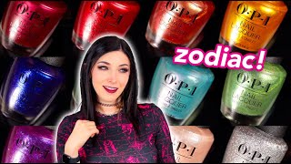 OPI Big Zodiac Energy Nail Polish Collection Swatches and Review  KELLI MARISSA [upl. by Barbabas976]