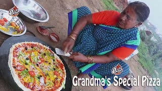 World Biggest Pizza  Desi Pizza  Grandmas Special Pizza  Desi Kitchen [upl. by Karb]