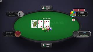 2550 Nacho124441 Vs DEX888 Vs EnfantProdige Vs JMBigJoe  High Stakes Poker [upl. by Brynna]