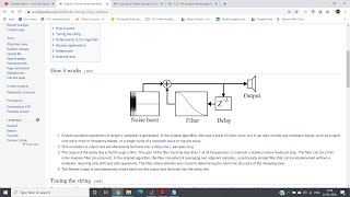 The KarplusStrong Algorithm  MATLAB [upl. by Inad132]